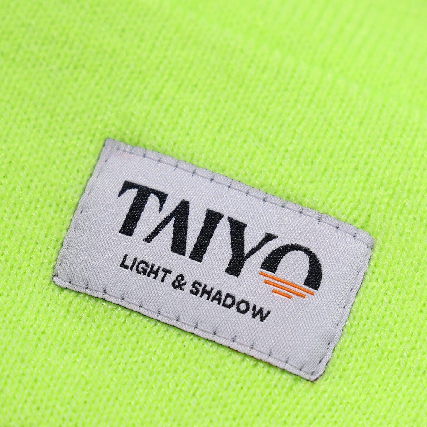 Tessy Cuff Beanie Fluo Yellow / White