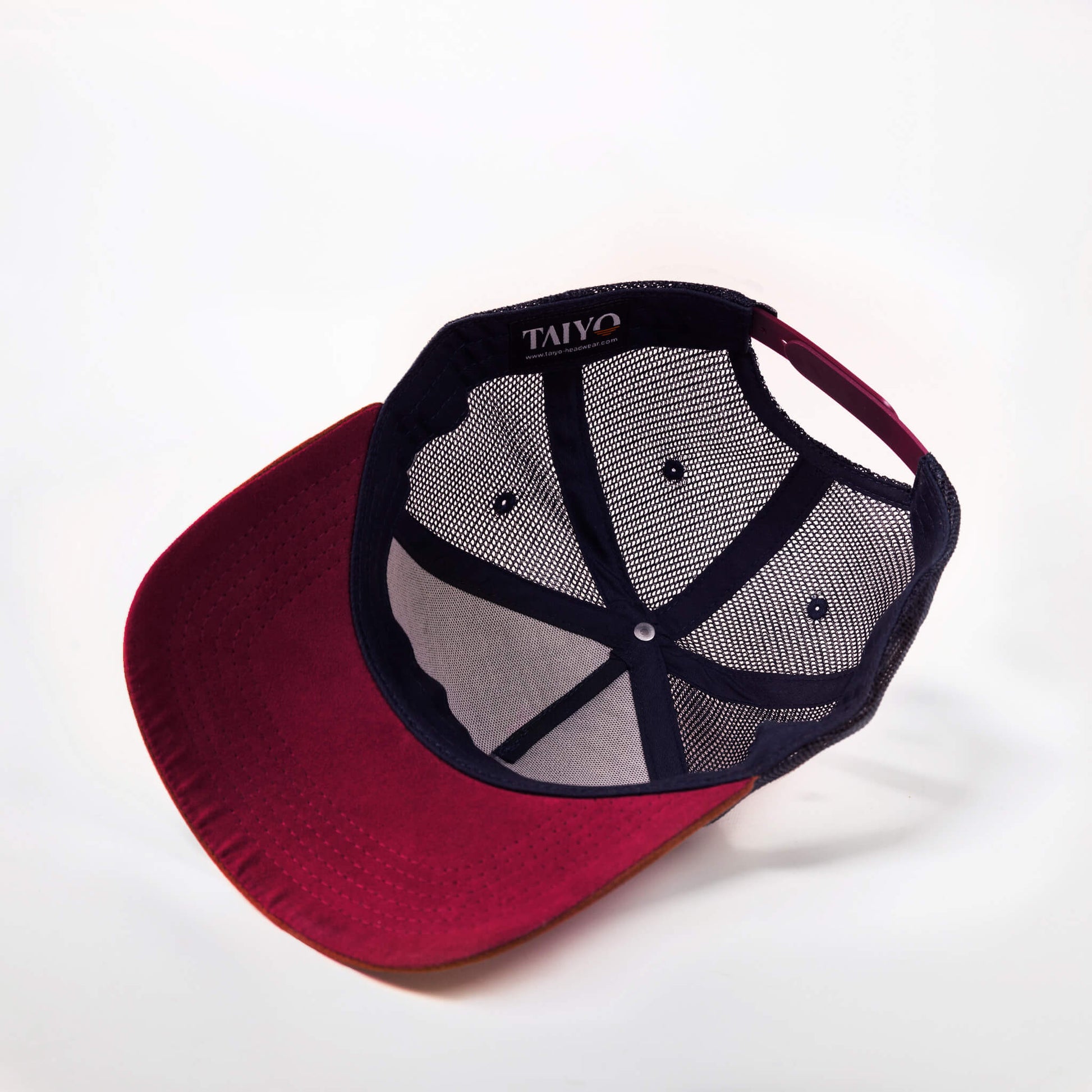 casquette suede bordeaux marron