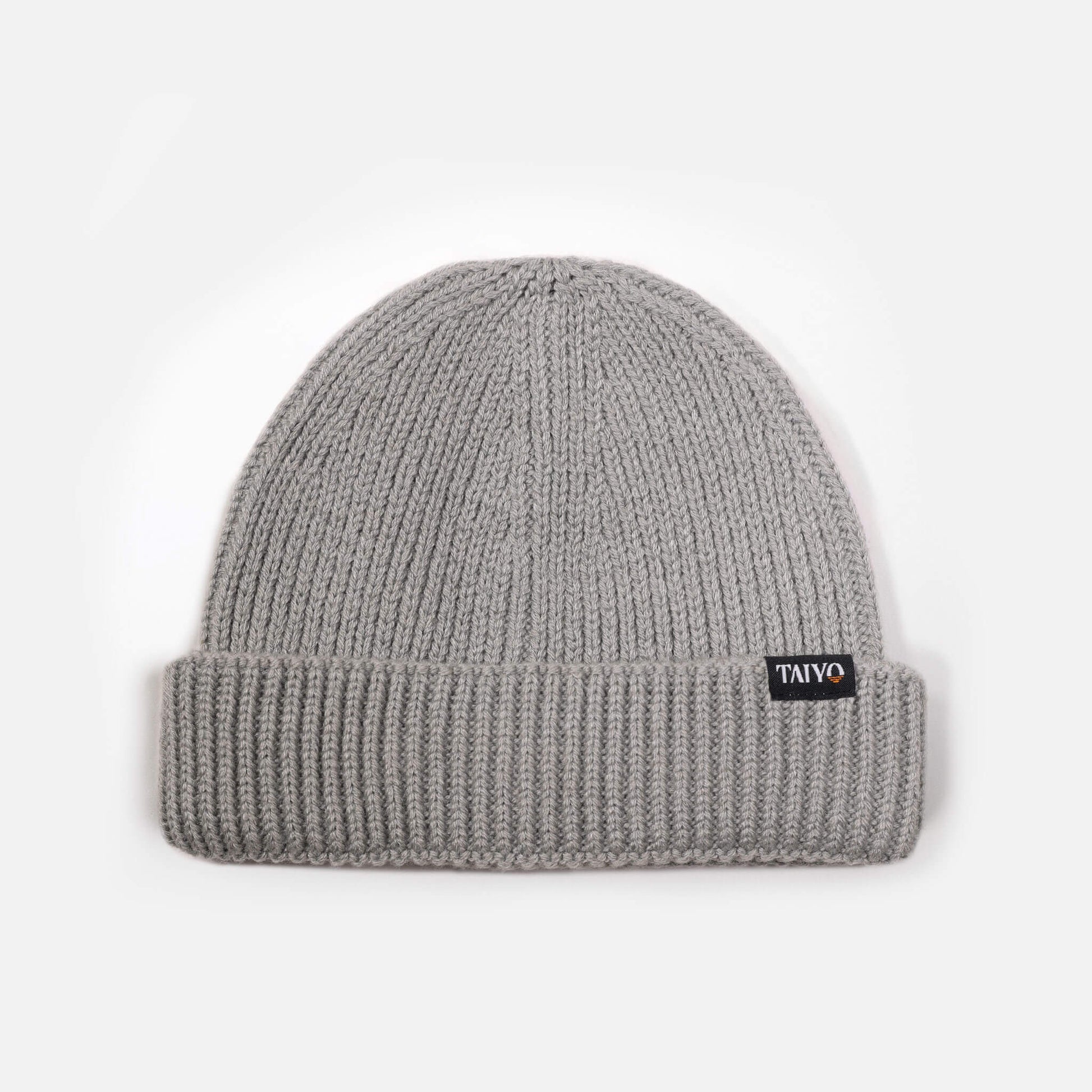 Bonnet court homme maille grise