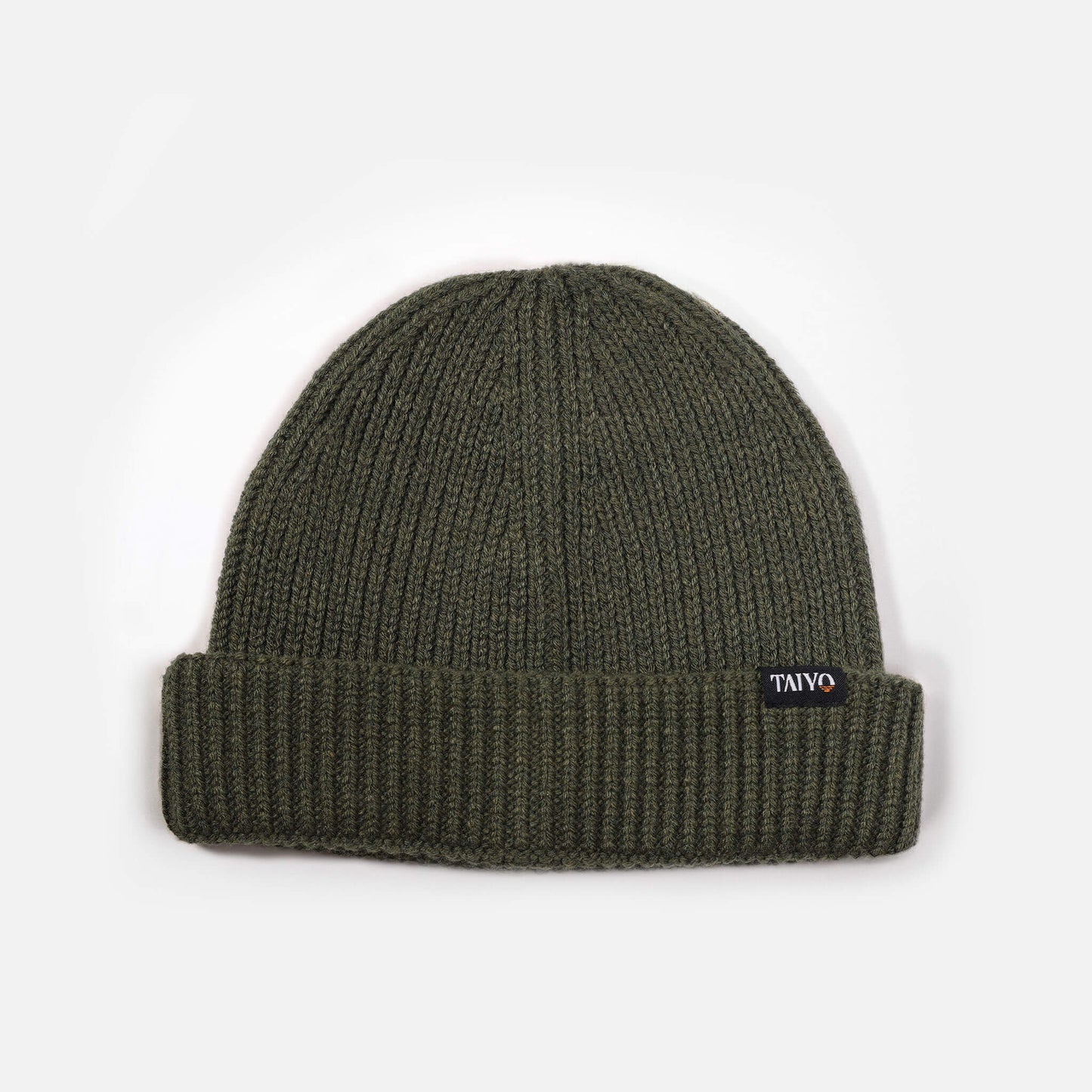 Bonnet marin couleur olive en matière recyclée