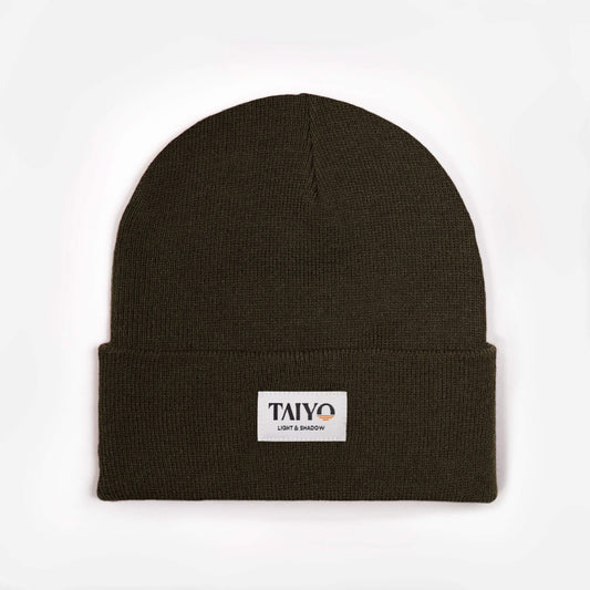 Tessy Cuff Beanie Olive / White