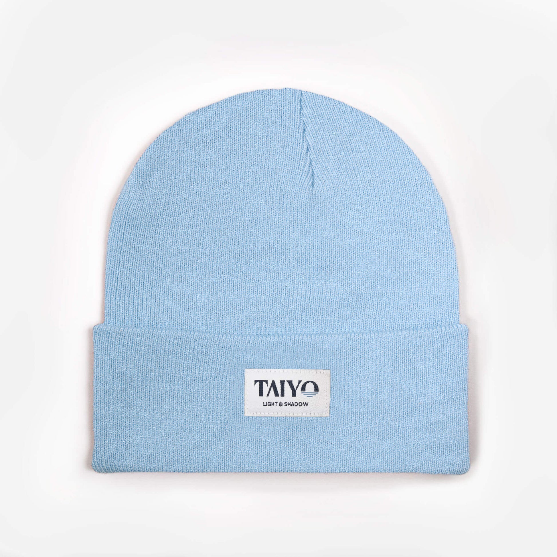 Bonnet bleu ciel en polyester recyclé