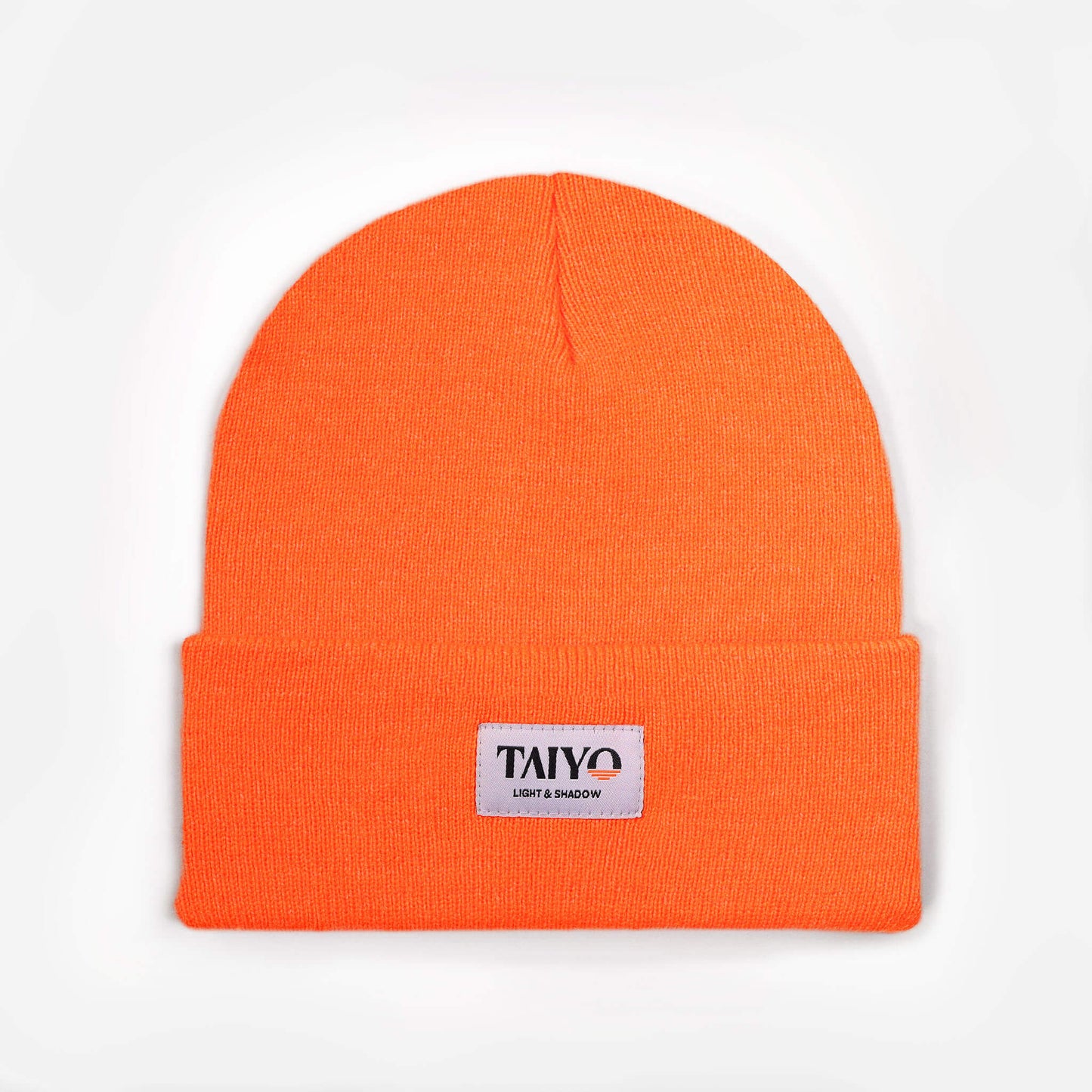 Bonnet revers orange fluo