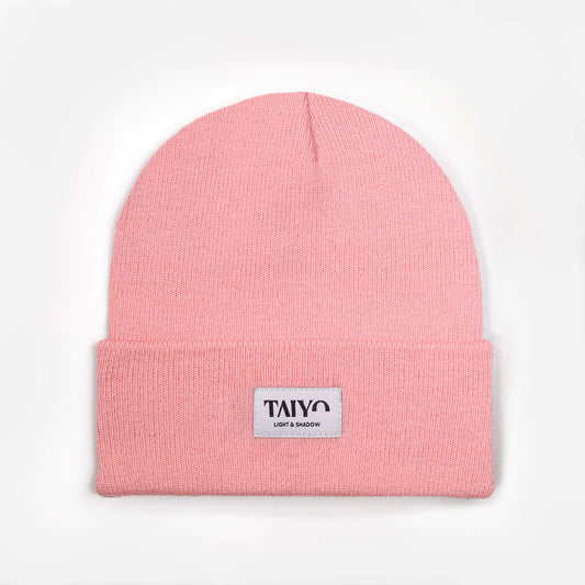 Bonnet revers rose pale