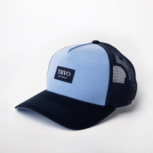 casquette trucker chambray casquette bleu