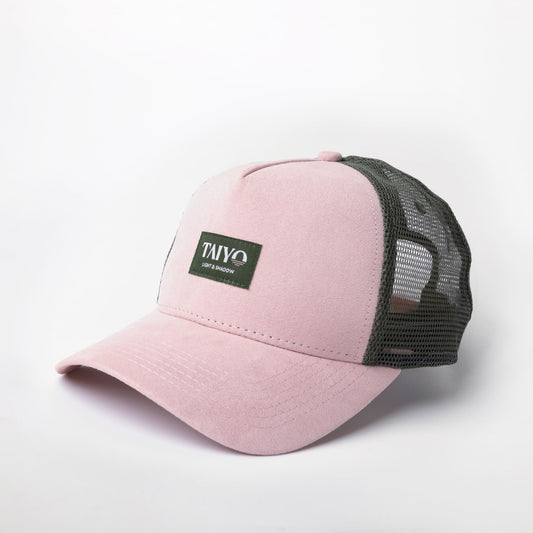 Suede Trucker Old Pink