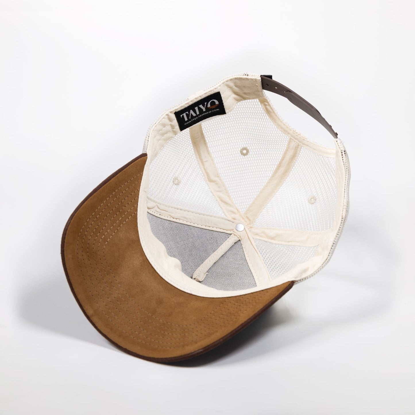 Casquette Badge Logo Trucker Brown