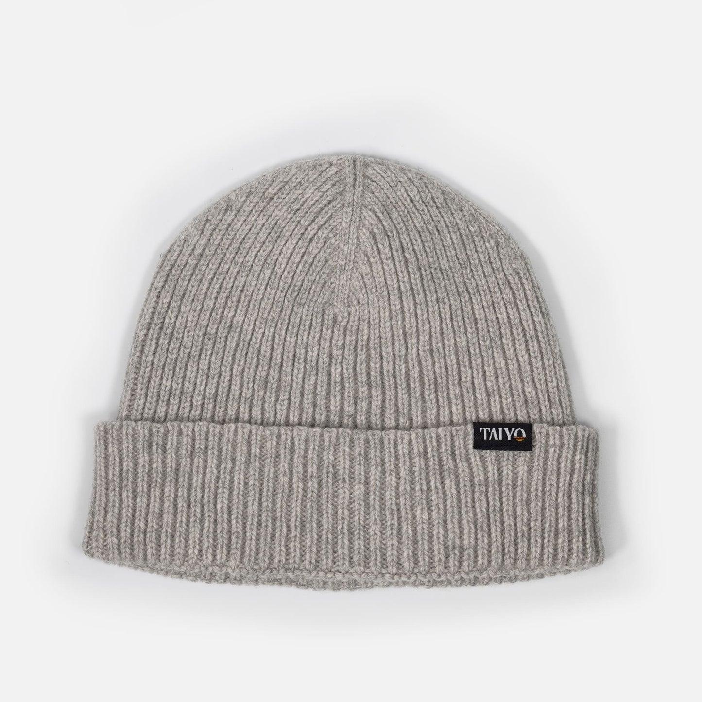 Bonnet laine grise made in france en laine recyclée