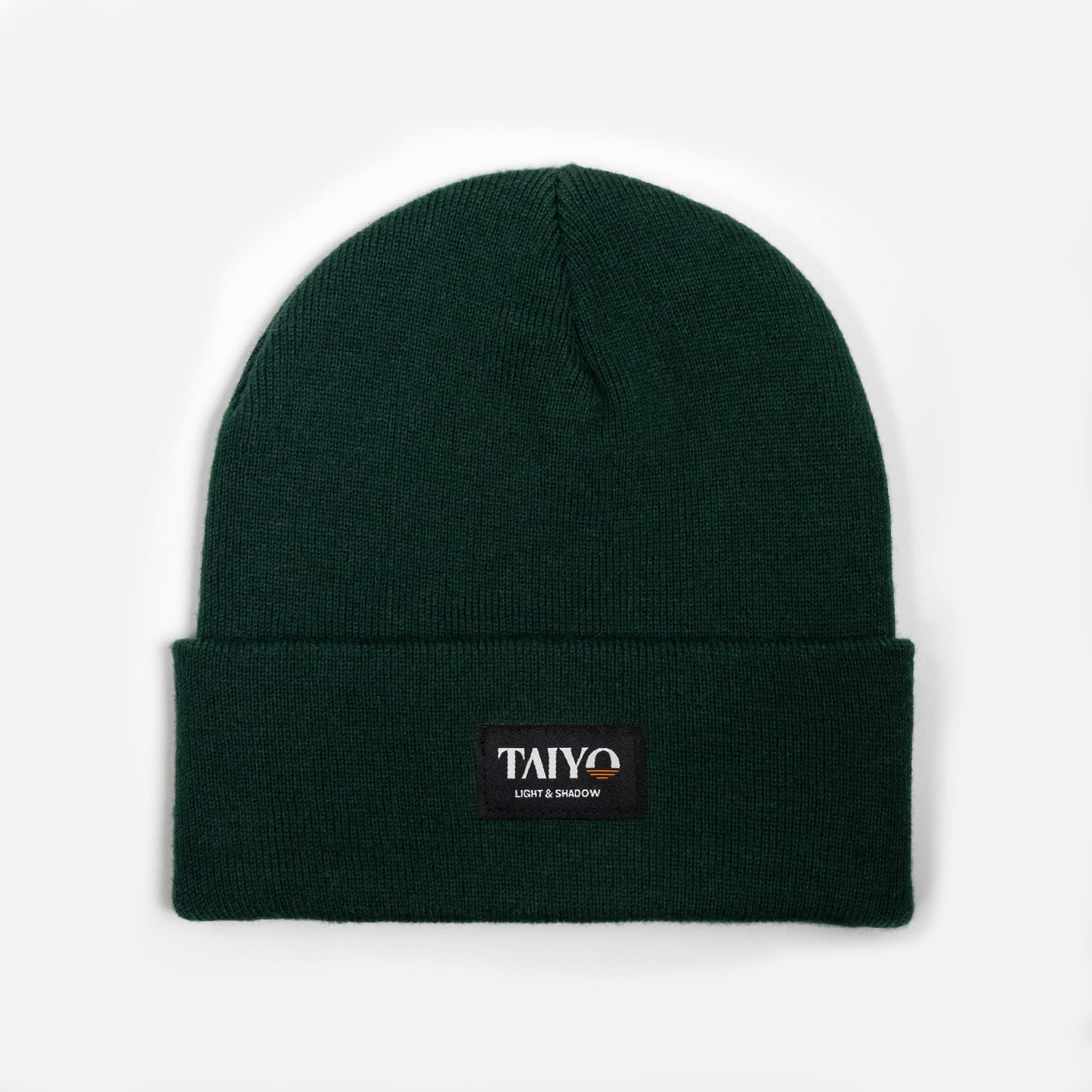 bonnet vert foncé en polyester recyclé