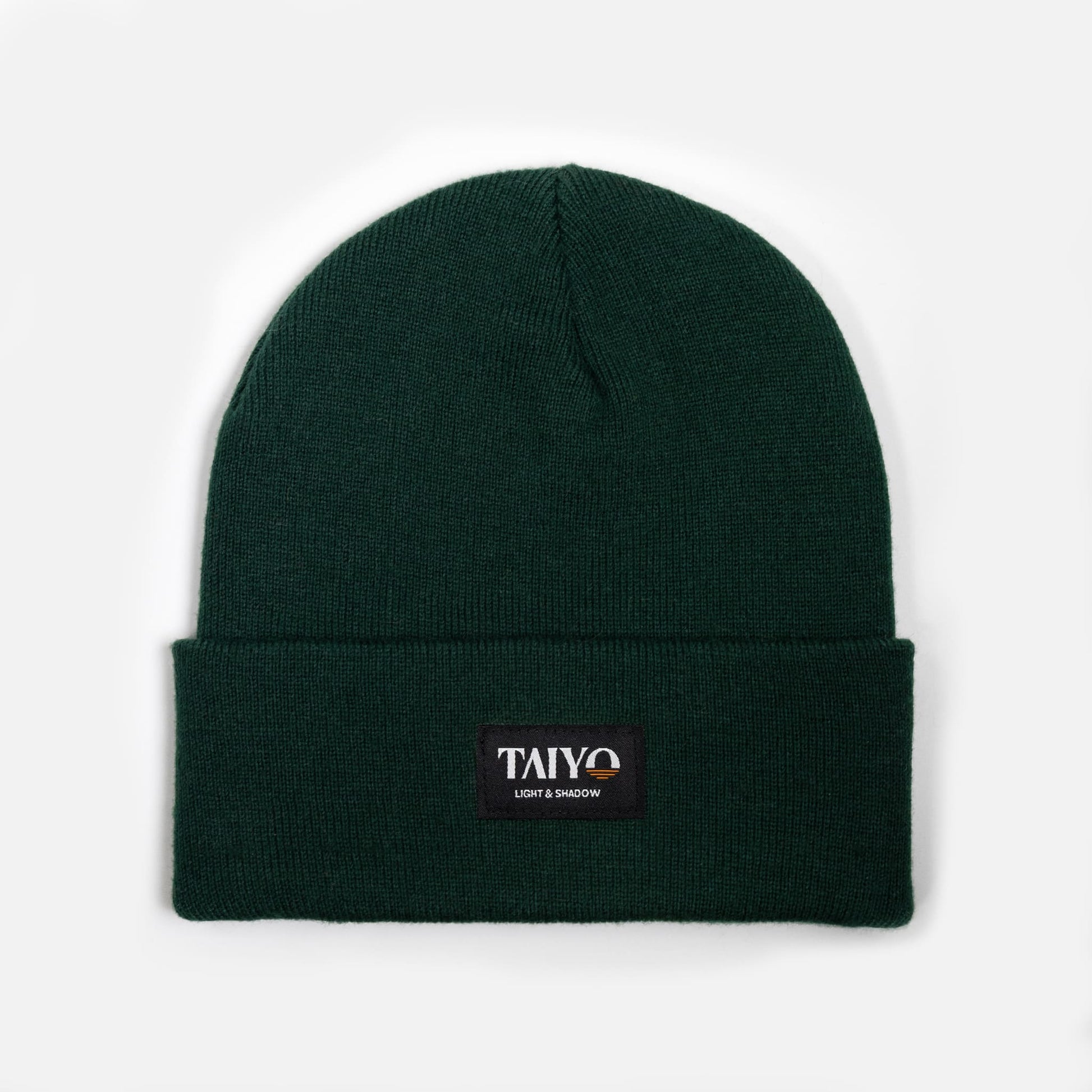 bonnet vert foncé en polyester recyclé