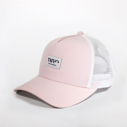 casquette femme fleurs rose