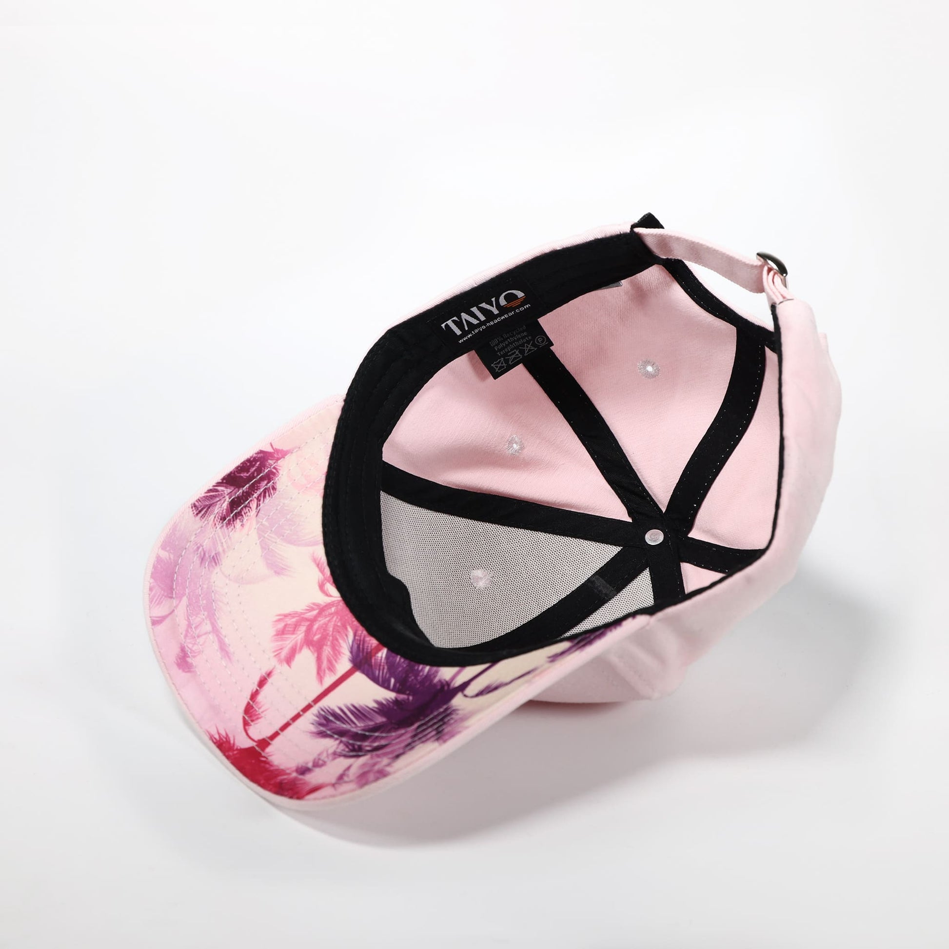 casquette femme palmier rose