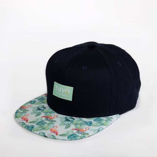 casquette snapback flamant rose