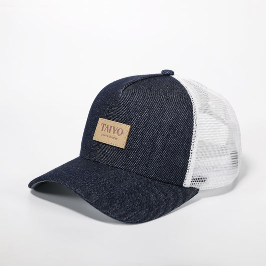casquette jean bleu